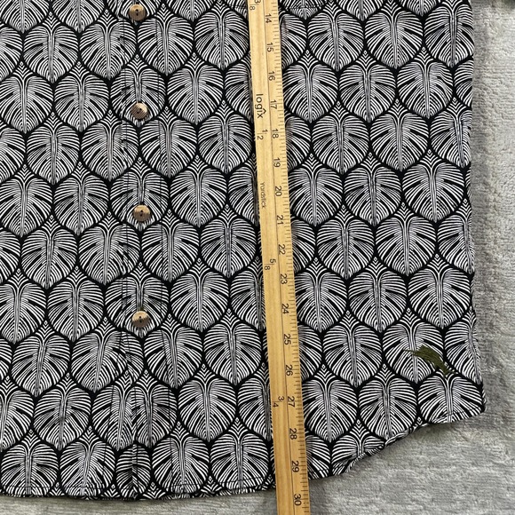 Tommy Bahama Shirt Veracruz Cay Mens Large Black Hawaiian Tropical Resort Beach - Picture 5 of 10